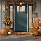 Calloway Mills Pumpkin Spice Outdoor Coir Doormat .Non Slip Vinyl Backing,(Multi, 24" x 36" x 0.60") - Image 2