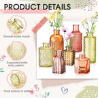 Yaomiao 30 Pcs Glass Bud Vases Centerpieces, Orange Yellow Series - Image 4