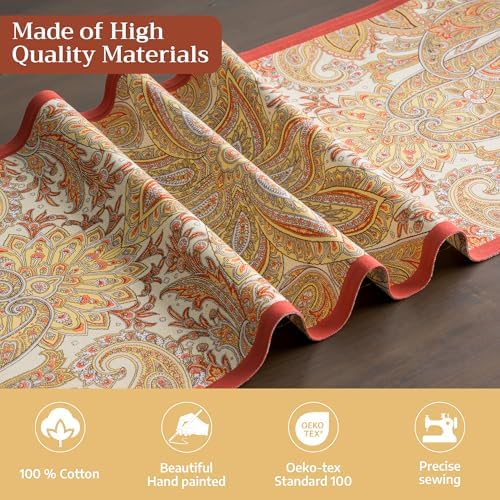 Maison d' Hermine Table Runner 100% Cotton 14.50" x 72" (Double Layer) - Image 3