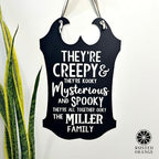 Custom Creepy Family Name Sign – Personalized Halloween Metal Sign – Spooky Haunted House Wall or Yard Décor – Laser Cut Steel – Multiple Sizes & Colors – Halloween Party Decoration - Image 6