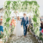 Findosom 15Pcs Total 108FT Wisteria Artificial Flowers Garland for Decor - Image 3