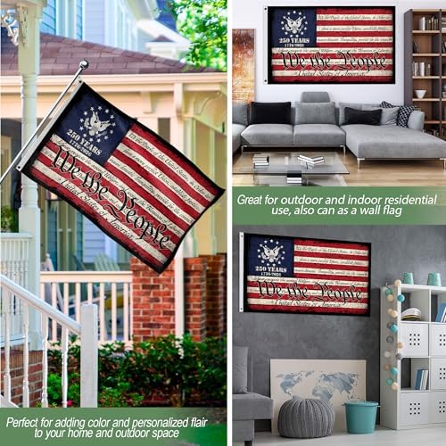 250 Anniversary USA Flag, Two-sided Design 4x6 Ft, 250th Anniversary Flag 3 - Image 4