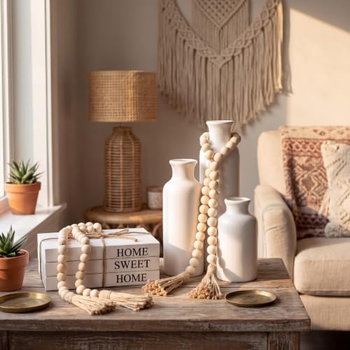 Reallnaive 8 Pcs Rustic Vase Centerpieces, Home Sweet Home - Image 4