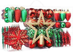 SHareconn 106 PCS Christmas Ball Ornaments for Christmas Tree Decorations by SHareconn