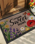 Color&Geometry Outside Welcome Front Door Mat, 24"x36" Blossom Beige by COLORG