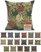 William Morris Chrysanthemum Multi Tapestry Throw Pillow Cover 16 x 16 in by CCharlotteHomeFurnishings