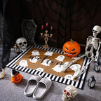 Tinideya 2 Pcs Halloween Door Mat Outdoor Layered Ghost Welcome Mat - Image 5