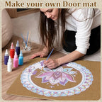 Nuanchu 20 Pcs Blank Coir Doormat Bulk Painting Kit, 17x30, Rounded Corners - Image 5