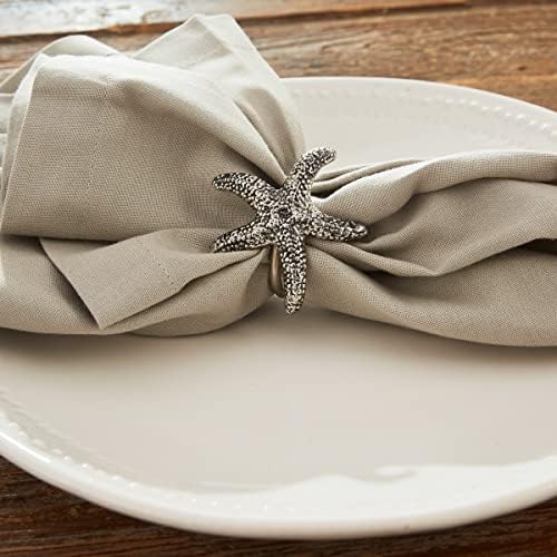 Split P Starfish Napkin Ring Set of 4 - Image 2
