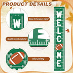 Weysat Fall Football Porch Sign 47.2" Outdoor Football Decorations for Home - Image 3