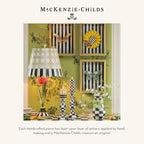 MACKENZIE-CHILDS Pillar Candlestick, Large, Black-and-White Courtly Check - Image 6