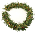 9Ft Pre-lit Christmas Garland with 50 LED Lights Battery Operated,Holiday Decoration Stairs Wall Mantle Door Indoor Outdoor by AmerzestXmastree