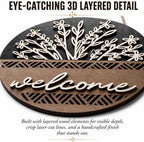 17.7" 3D Welcome Sign for Front Door Wall Hanging Decor for Home - Image 5