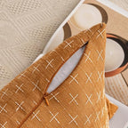 MIULEE Pack of 2 Decorative Burlap Linen Spring Throw Pillow Covers Farmhouse Pillowcases Modern Rustic Woven Textured Cushion Cover for Sofa Couch Bed 18x18 Inch Hazel - Image 6