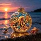 Glowing Christmas Story Ornaments, 8-Piece Light Up Mini Scene Set (Set H) - Image 4
