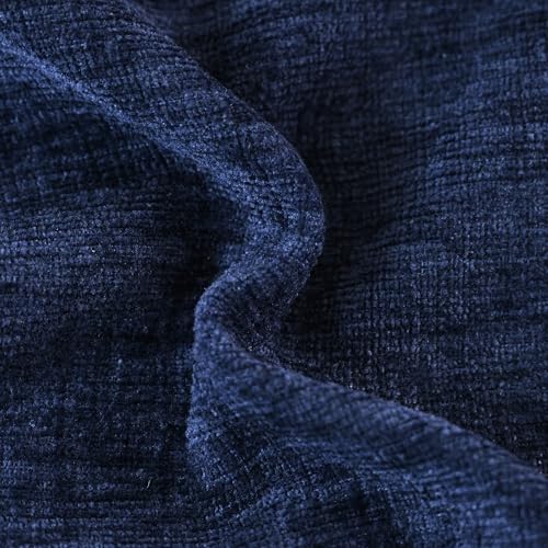 CaliTime Decorative Couch Throw Pillow Covers 18 X 18 Inches Navy Blue - Image 2