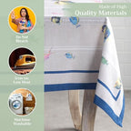 Maison d' Hermine Table Cloth Rectangle Table Reusable 100% Cotton 60"x90" - Image 3