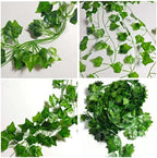 Fake Vines for Room Decoration Artificial Ivy Garland Hanging Vines Faux Vines Decor for Wall Bedroom Outdoors Garden Wedding Office Patio (SP-Lesves-72, 72PCS 518FT) - Image 5