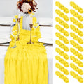 20 Pack Yellow Cheesecloth Table Runner 10Ft Boho Gauze Long Romantic Sheer Fabric for Wedding Party Bridal Shower by YMHPRIDE