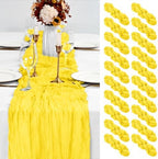 20 Pack Yellow Cheesecloth Table Runner 10Ft Boho Gauze Long Romantic Sheer Fabric for Wedding Party Bridal Shower by YMHPRIDE