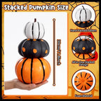 Marsui 2 Set 11.8'' Helloween Stacked Pumpkins Decoration - Image 2