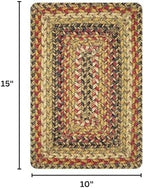 Homespice Kingston Jute Braided Table Mats, Rect 10x15 Set of 4 - Image 3