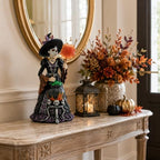 Comfy Hour 8 Inch Day of the Dead Witch Figurine, Catrina Decor - Image 5