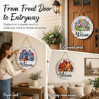 16 PCS Interchangeable Welcome Sign for Front Door Seasonal Porch Decor - Image 5