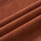 MIULEE Fall Rust Chenille Couch Euro Throw Pillow Covers, 22x22 - Image 2
