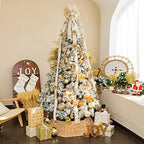 XmasExp Christmas Tree Collar, 39 inch Sequin Tree Skirt Stand Base Cover for Home Decor (Champagne, X-Large) - Image 5