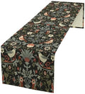 William Morris Plant Table Runner for Table Decor, Art Vintage Botanical Flower Rustic Floral Printed for Kitchen Dining Room Office Farmhouse Party Holiday Decorate 13" x 120" by LIZIMI