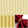 WILLBOND 200 Pcs Gold Napkin Rings Bulk Christmas Round Napkin Ring Holders Metal Buckle for Cloth Holiday Dinners Wedding Adornment Home Decorations Party Supplies by Willbond+Technology+Limited