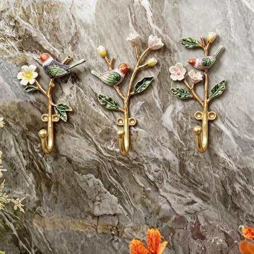 Vintage Wall Hooks Decorative Rack Hangers, 3 Pack Metal Wall Mounted Hook for Hanging Coats - Image 7