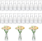 20 Pcs Plastic Bud Vases Bulk Small Plastic Vases, Clear Container for Flowers Height Shatterproof Bud Vase, Mini Vintage Floral Vase for Home Decor, Living Room, Office Decoration, Housewarming Party by Molain