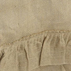 Efavormart 5 PCS Natural Ruffled Burlap Rustic Table Runner | Jute Linen Tabletop Decor | 14"x108" - Image 3