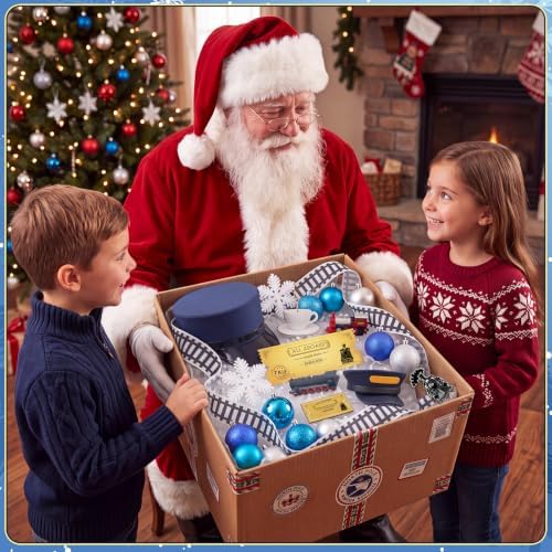 RattanView 99 Pcs Christmas Express Train Theme Tree Decoration Railroad - Image 2