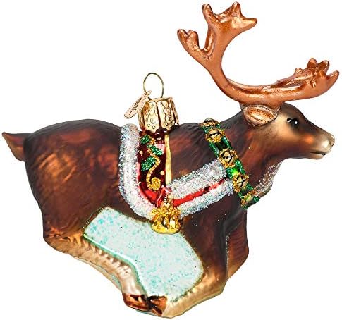 Old World Christmas Ornaments Reindeer Glass Blown Ornaments for Christmas Tree by Old+World+Christmas