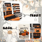 Halloween Chair Covers Set of 4 Ghost Chair Back Covers Halloween Dining Chair Covers for Party Kitchen Decorations - Image 6
