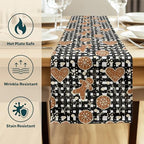 Christmas Table Runners | Gingerbread Plaid | Seasonal Table Decorations | Home Kitchen Decor | Made in The USA | Stain Resistant | 14" x 108" Long - Image 3