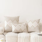 LILEPOY Boho Throw Pillow Covers 12x20 Farmhouse Lumbar Couch Pillow case - Image 2