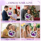 Flowers for Delivery Prime Preserved Real Roses Bouquet Save 3-5 Years - Image 2
