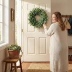 24 Inch Realistic Olive Wreath with Hand-Painted Olives - Image 7