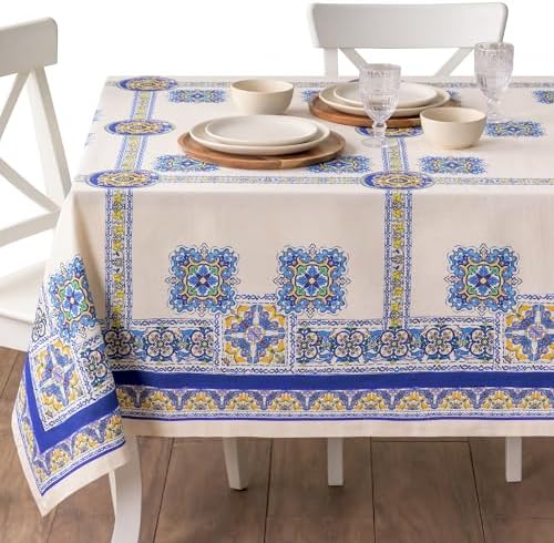 Maison d' Hermine Table Cloth Rectangle Table 100% Combed Cotton 70"x90" by MaisondHermine