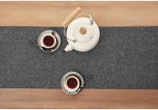Solino Home 100% Pure Linen Table Runner Charcoal Grey, Athena 14 x 60 in - Image 4