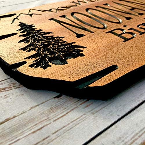 Personalized Cabin Sign Outdoor Wooden Sign Lake House Welcome Sign Rustic Decor - Image 4