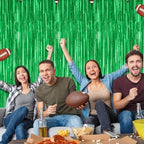 ZATAYE 12 Pack Green Christmas St Patricks Foil Curtain Decorations - Image 5