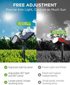 InnoGear 4 Solar Lights Outdoor for Halloween Christmas Xmas, 4 Colors - Image 6