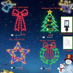 TRWYMZ Christmas Decorations - 16" Christmas Window Silhouette Lights - Image 2