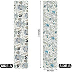 Botanica Mist - Bloom Collection Luxury Handcrafted Runner (Reversible) Cotton Quilted Fabric Machine Washable – Elegant Home Decor – 14 x 72 inches - Image 5