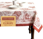 Maison d' Hermine Table Cloth Square Table Reusable 100% Cotton 54"x54" by MaisondHermine